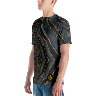 luxury printed short sleeve men t-shirt