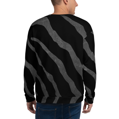 animal pattern luxury sweatshirt men back