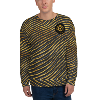 animal pattern gold-tone luxury mens sweatshirt