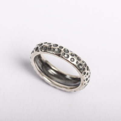 Neogothic hand made luxury mediavel ring, Silver Ag 925