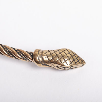Roman snake necklace designer fashion medieval jewelry hand made luxury man woman