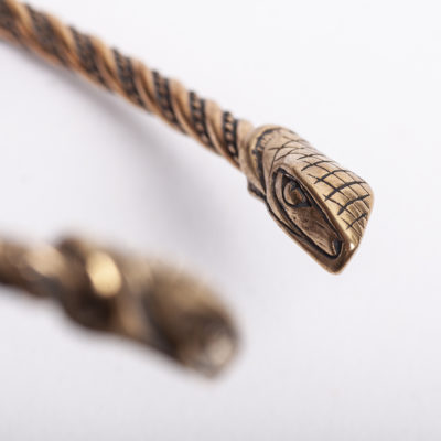 Roman snake necklace designer fashion medieval jewelry hand made luxury man woman